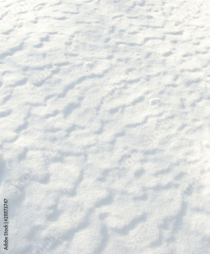 texture of the snow