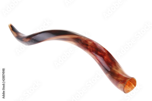 Fotografía ram horn ( shofar )
