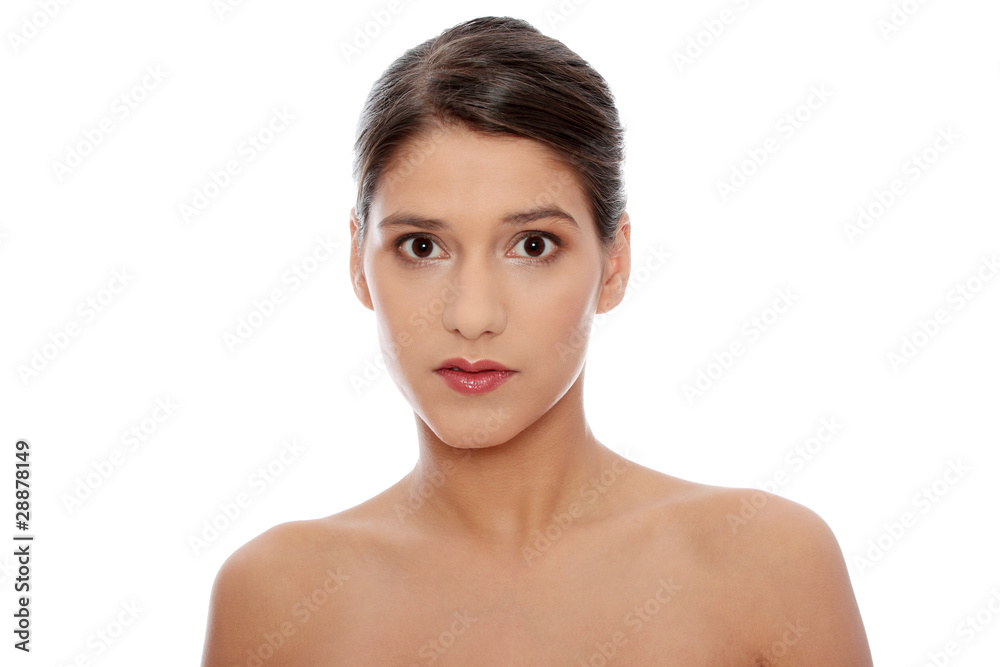 Beautiful woman's face Beautiful woman's face