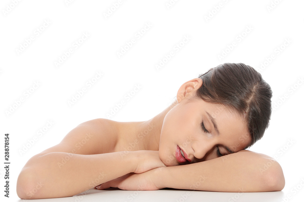 Beautiful young caucasian woman Beautiful young caucasian woman
