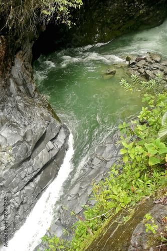 river whirlpool of fast flowing mineral rich water © Steve Mann