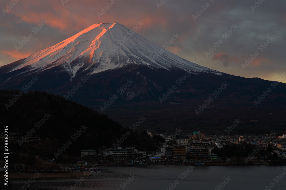 Mt Fuji in dawn
