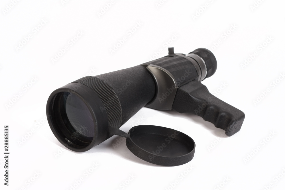 spyglass on white background isolated on white background spyglass on white background isolated on white background