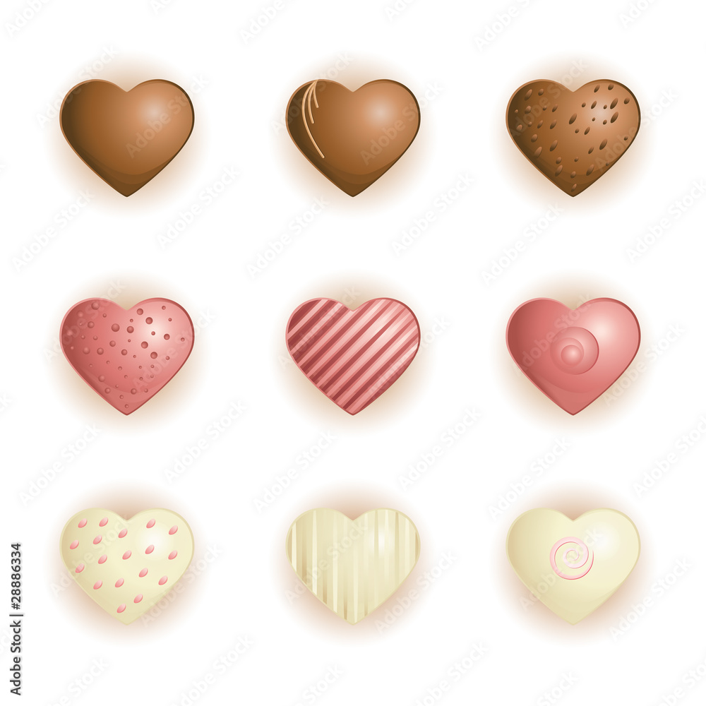 heart shape chocolate heart shape chocolate