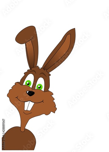 Illustration of the Easter bunny