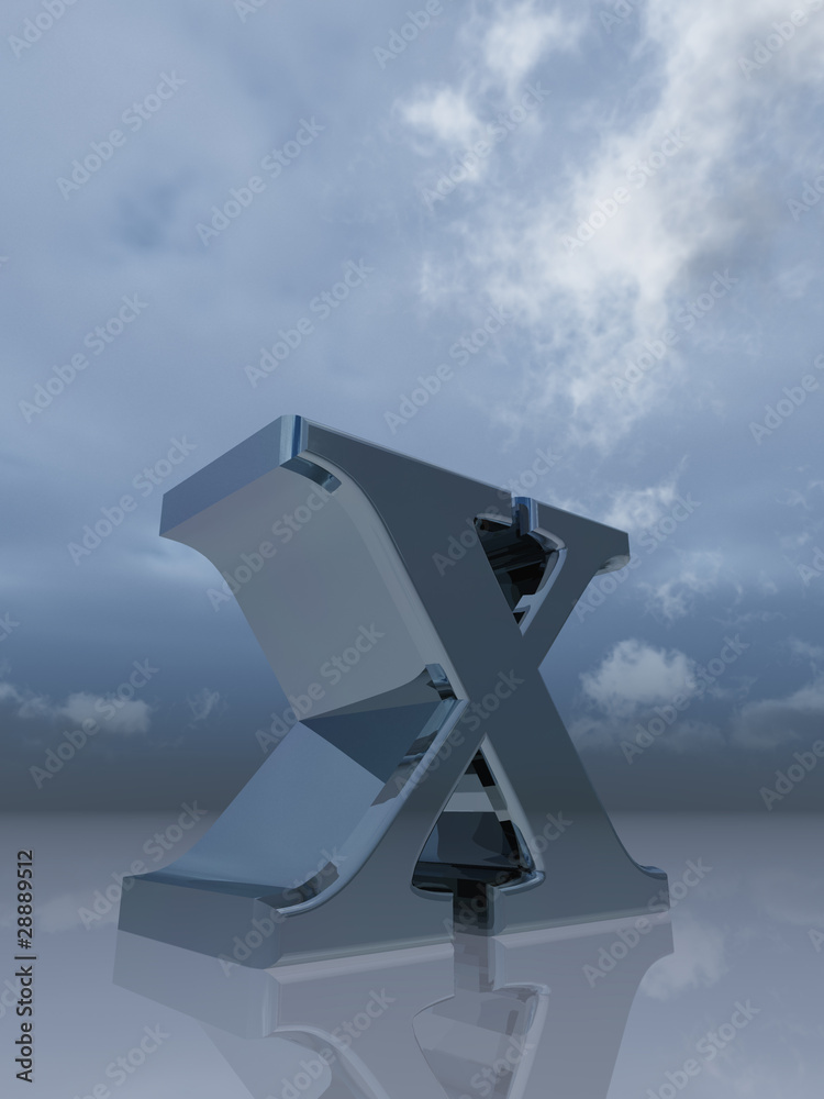 Fototapeta premium metall x