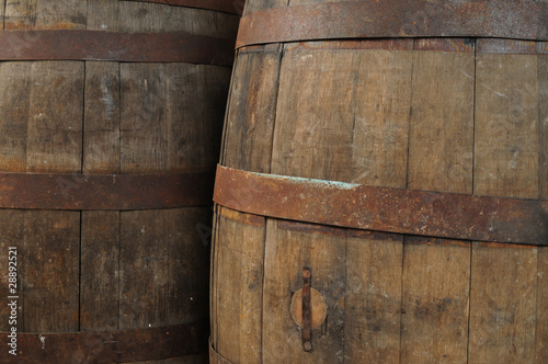 Alcohol barrel.