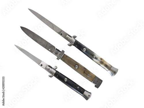 Canvastavla Three Old Switch Blades
