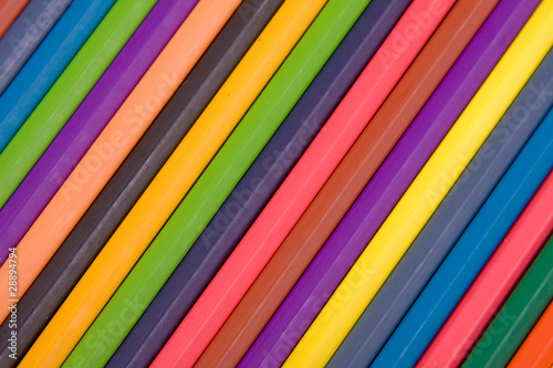 Close up of color pencils, texture or background