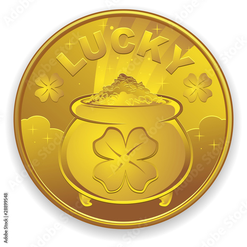 Lucky Gold Coin