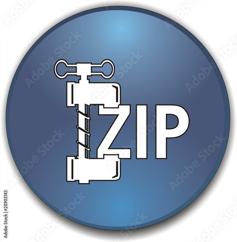 bouton zip