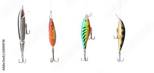 Five fishing lures photo