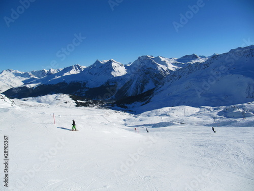 Ski Mountain Switzerland Arosa