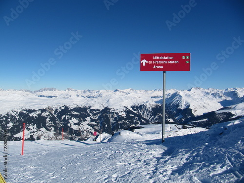 Ski Slopes Arosa photo