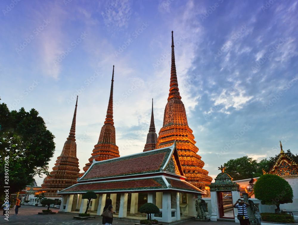Fototapeta premium Wat Pho temple, Bangkok, Thailand