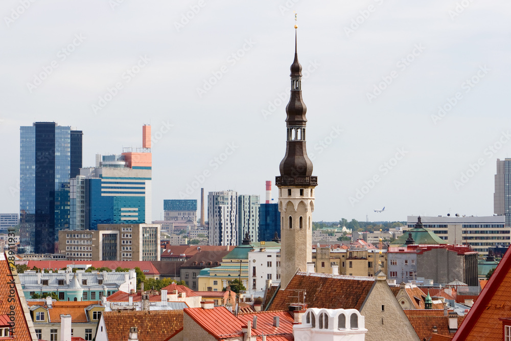 Cityscape of Tallinn. Estonia