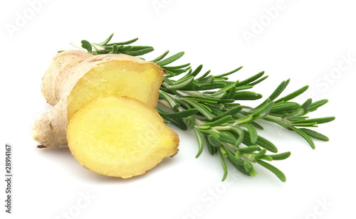 Ginger with rosemary