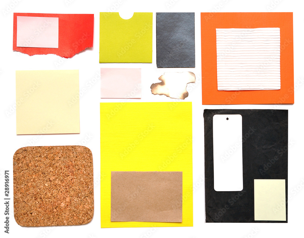 reminder notes on the bright color paper reminder notes on the bright color paper