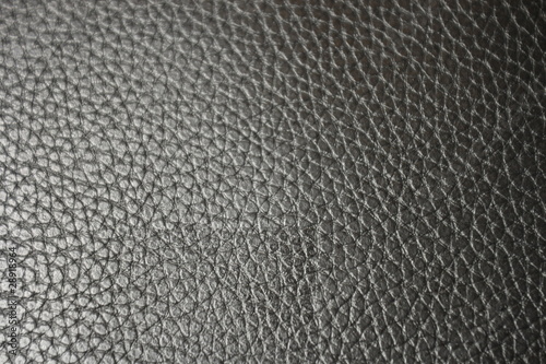 Texture of leather in black