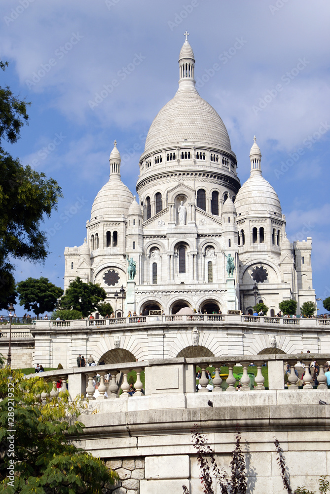 La basilique du sacré coeur Paris Montmartre