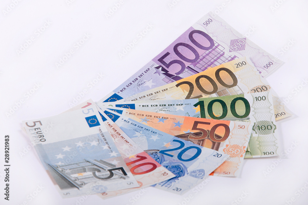 Obraz premium euro banknote