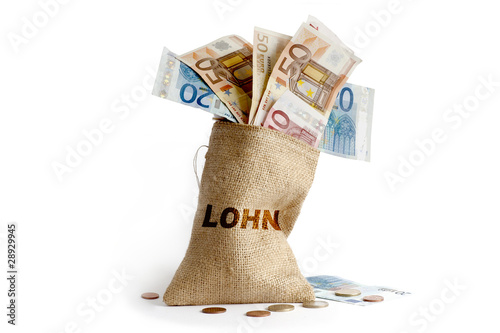 Obraz na płótnie Lohntüte