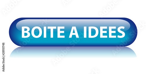 Bouton Web "BOITE A IDEES" (suggestions imagination idées vote)