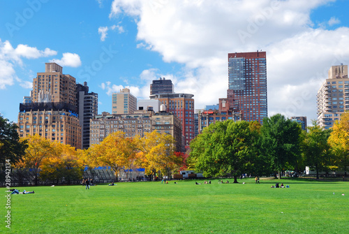 Fotobehang New York City Manhattan Central Park