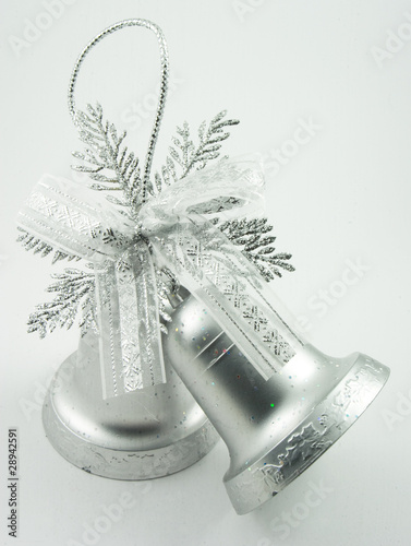Tablou pe pânză silver wedding bells