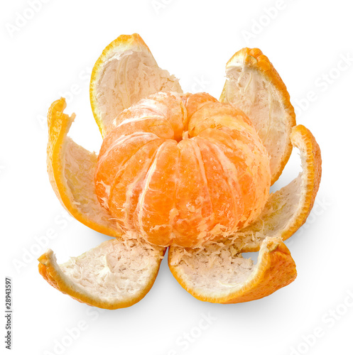Fotografia Isolated tangerine
