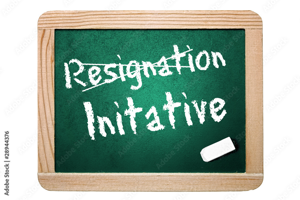 Fototapeta premium Resignation Initative
