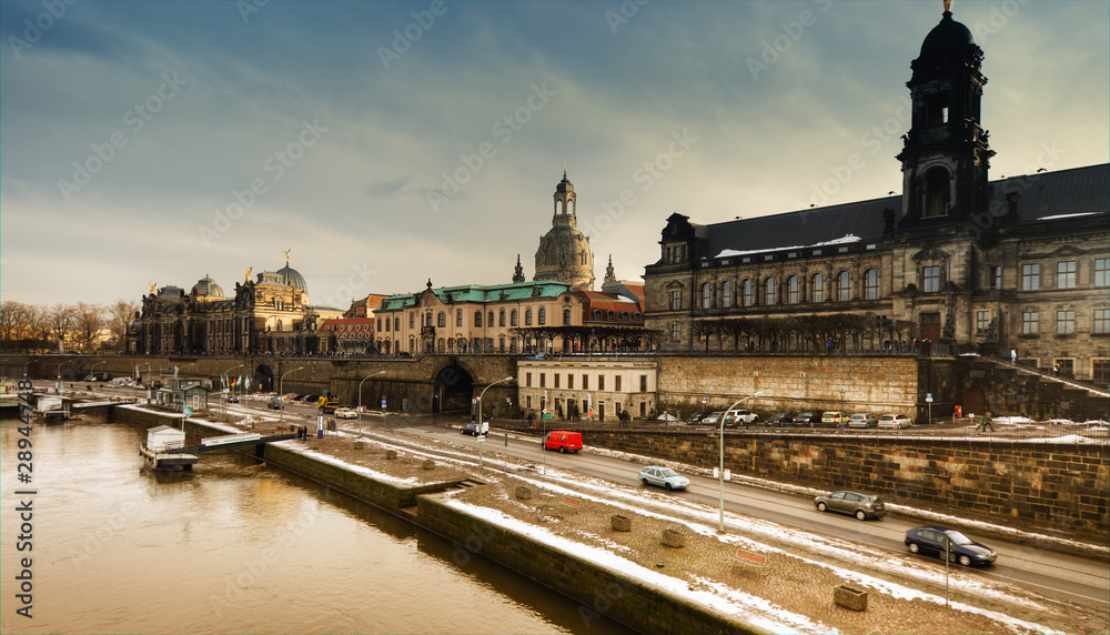 Fototapeta premium Dresden Altstadt Panorama