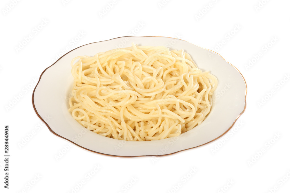 spaghetti on plate spaghetti on plate