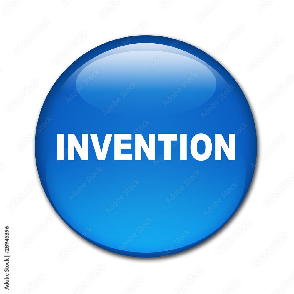 Boton brillante texto INVENTION Boton brillante texto INVENTION