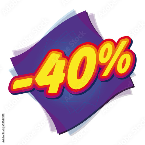 Soldes promotions remises prix vente commerce promo 40%