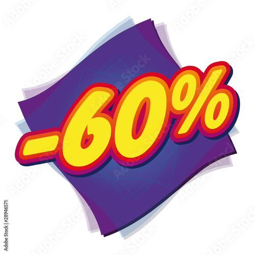 Soldes promotions remises prix vente commerce promo 60%