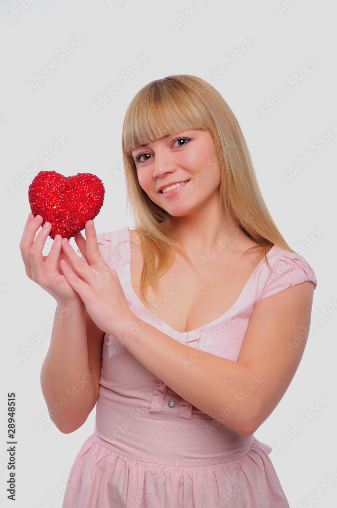 Portrait of a charming young girl Portrait of a charming young girl