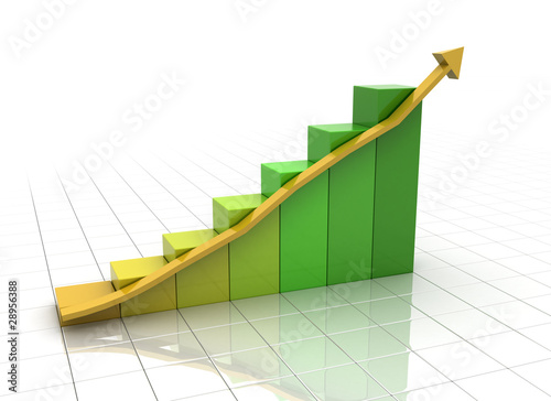 Konstfotografi business graph