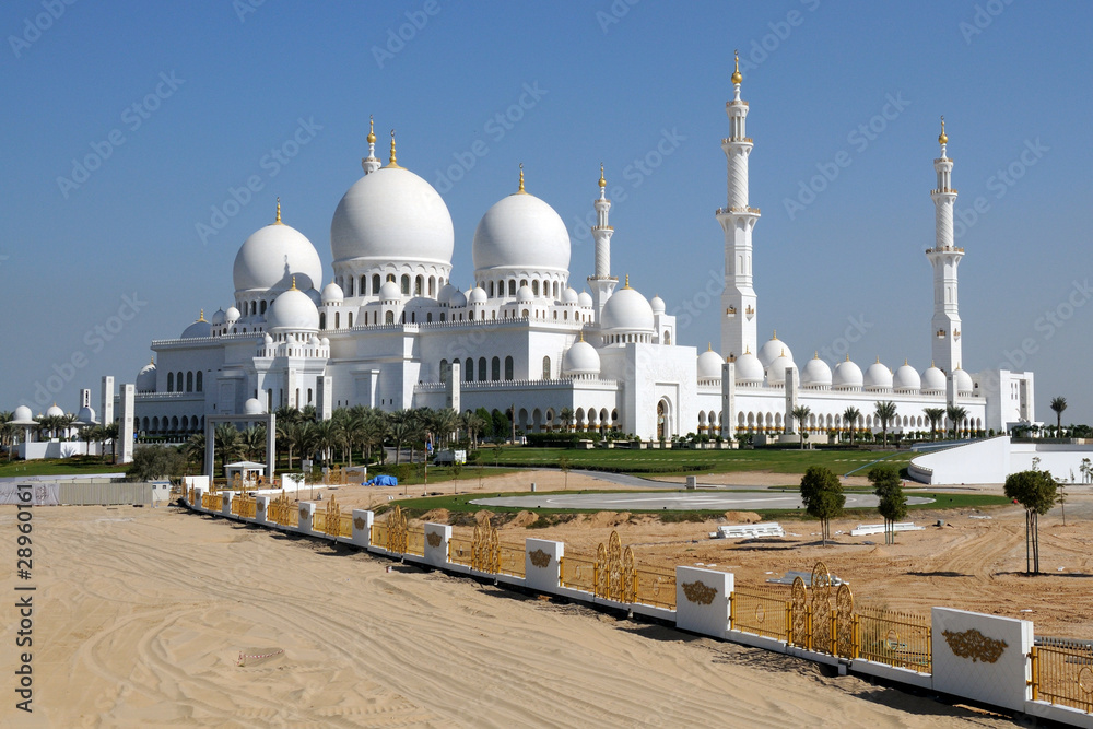 Fototapeta premium Große Moschee in Abu Dhabi