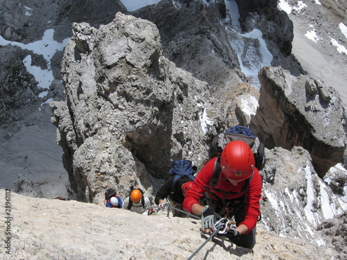 Klettersteig-Ferrata, northern Italy