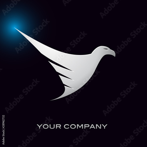 logo entreprise, aigle