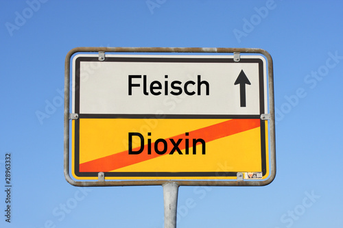 Schild Dioxin 