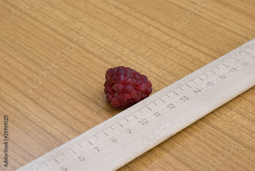 Perfect high-quality raspberry