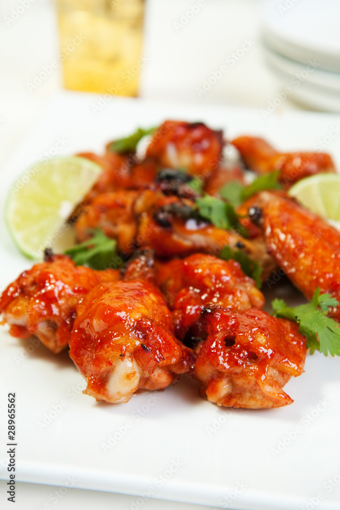 Asian Barbecued Chicken Wings Asian Barbecued Chicken Wings