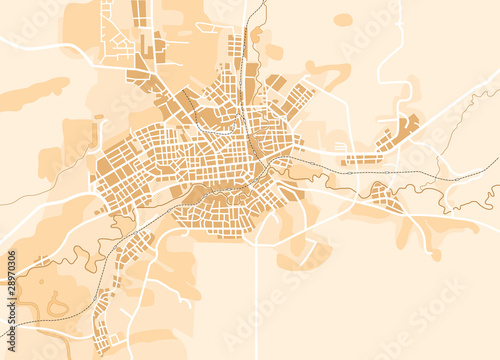 Vector Map of The City