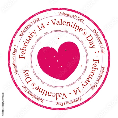 I Love You Rubber Stamp