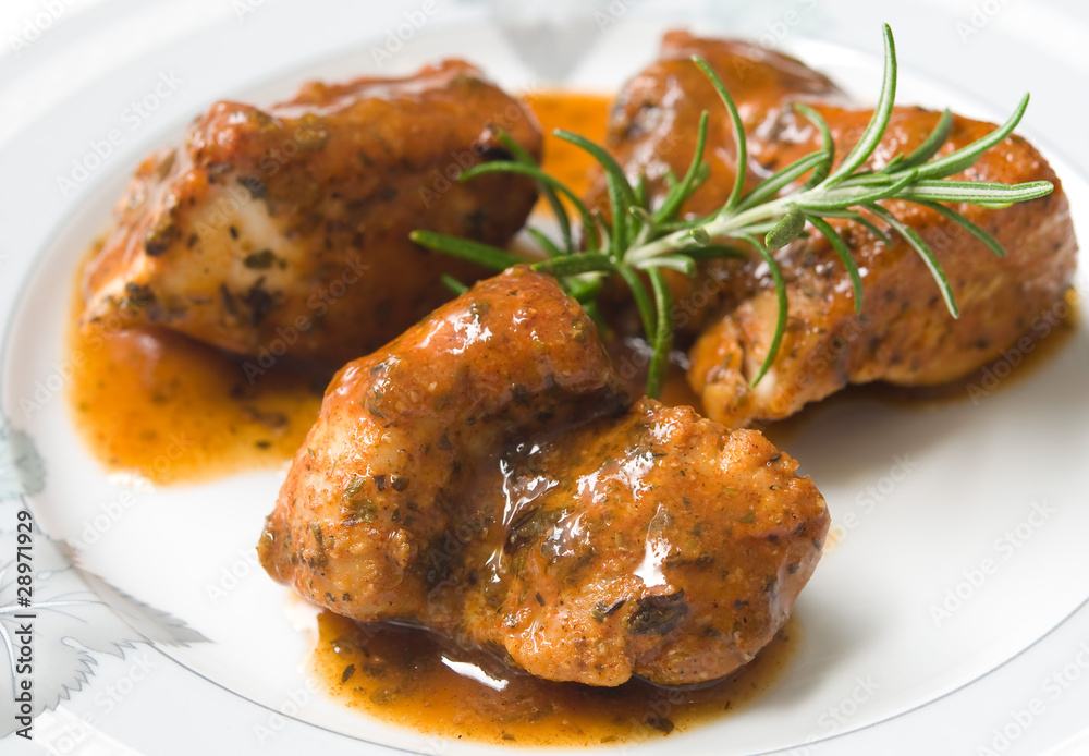 petto di pollo al forno con spezie e curry petto di pollo al forno con spezie e curry