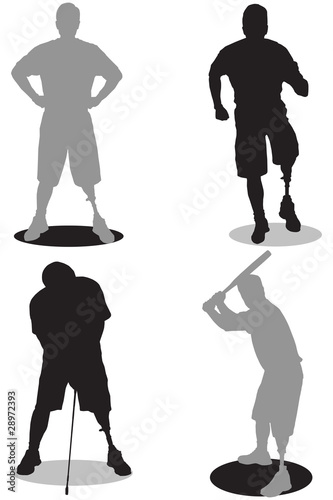 Amputee Silhouettes
