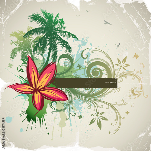 Tropical abstract background
