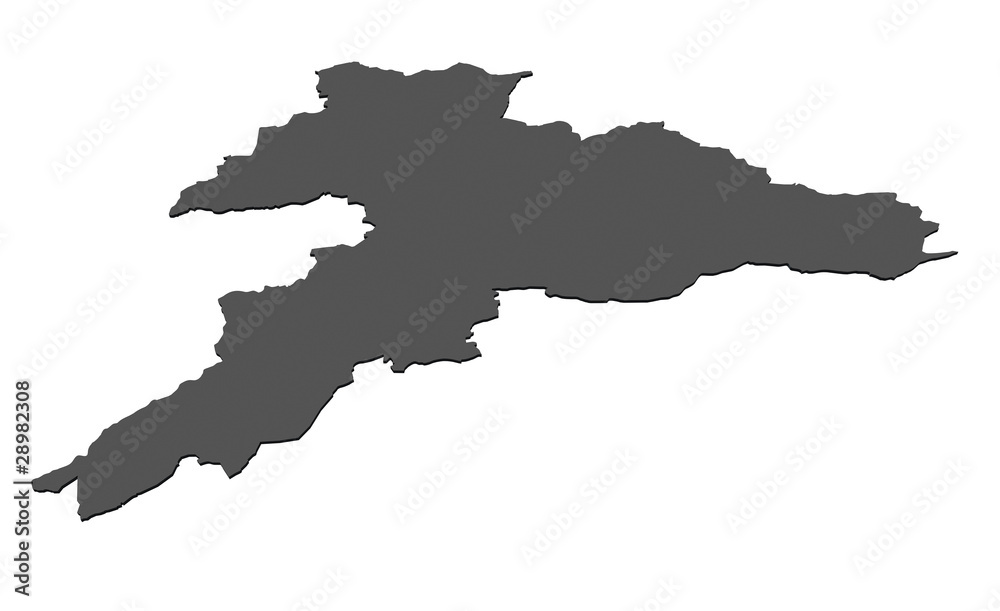 Karte des Kantons Jura freigestellt StockIllustration Adobe Stock